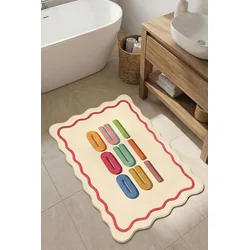 Lessentiel Maison Prostirka za kupatilo, Šarena