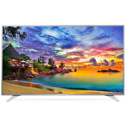 LG 49UH6507 LED TV 49" Ultra HD, WebOS 3.0 SMART, T2, Metal/Silver, Eiffel stand