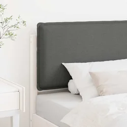 Tapecirani uzglavlje s uzglavljem Bijela i svijetlo siva 90 cm
