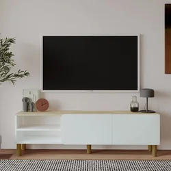 HANAH HOME TV polica River White Sapphire Oak