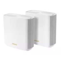 ASUS ZenWiFi AX Mesh WLAN sistemski set od 2 bijeli (XT8) [WLAN AX AX6600 do 6600 Mbit / s Triband MU-MIMO]