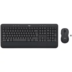 Tipkovnica + miška LOGITECH MK545 Advanced Combo, brezžična, črna, Unifying receiver USB