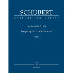 SCHUBERT:SYMPHONY NO.2 STUDY SCORE