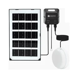 Aigostar - LED solarno svetlo LED/35W/12V 3000 mAh 6500K prečnik 16,8 cm