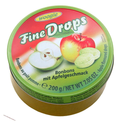 Woogie Fine Drops z okusom jabolka 200g