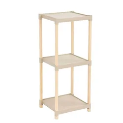 Polica drvena sa 3 sloja pvc 72x28x25cm