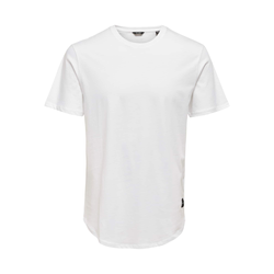 Only & Sons Majica MATT, bela