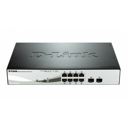 D-Link DGS-1210-08P 8-Port Gigabit PoE Smart switch with 2 SFP ports (DGS-1210-08P)