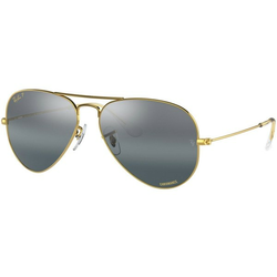 Ray-Ban Aviator RB3025 9196G6 Polarized S (55) Zlata/Srebrna