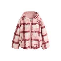 Baker by Ted Baker Jopa iz flisa roza/burgund/bela