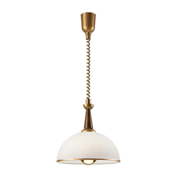Podesivi luster CHIARA 1xE27/60W/230V braon/bukva