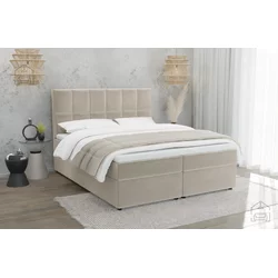 Boxspring postelja Flip - 200x200 cm - tkanine Riviera