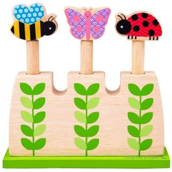 Bigjigs Toys Vrt z namestitvenim stolpom