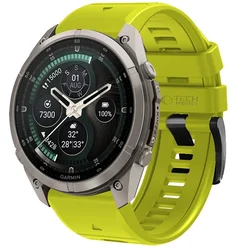 Tech-protect Silicone pašček Garmin QuickFit 26mm, volt lime