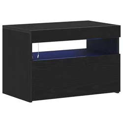 Noćni ormar Crni hrast 60 x 35 x 40 cm Konstruirano drvo