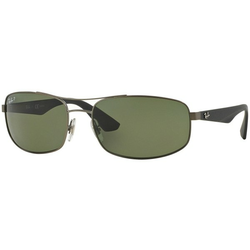 Ray-Ban RB3527 029/9A Polarized ONE SIZE (61) Siva/Zelena