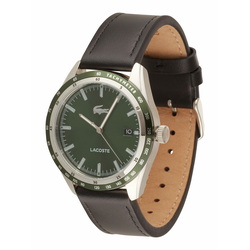 LACOSTE Analogna ura Everett, črna