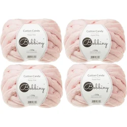 Bobbiny Cotton Candy Pastel Pink Pletilna preja