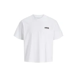 JACK & JONES Majica JORKEN  roza / črna / bela