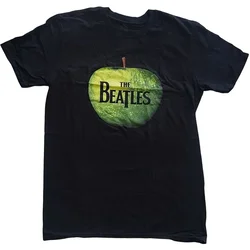 The Beatles Majica Apple Logo Unisex Black M