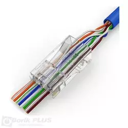 RJ45 CAT6 LAN konektor metalni