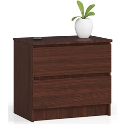 AKORD Akord Nočna Omarica, 2 Predala, Wenge, (5000332041)