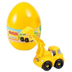 Kocke u jajetu Brzi auti Abrick Écoiffier s osobnim automobilom, bagerom i vatrogasnim vozilom od 18 mjeseci starosti