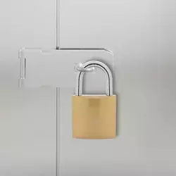 U zaključavanje s ključevima 12 pcs Mjed Željezo