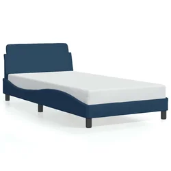 Vidaxl Posteljni okvir z vzglavjem Dover 100x200 cm blago