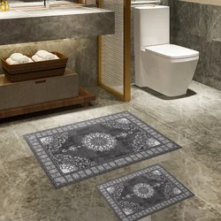 Lessentiel Maison Set 2 prostirke za kupatilo Sivi