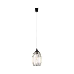 Luster na sajli LIZA 1xE27/15W/230V crna/zlatna