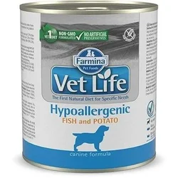 FARMINA VET LIFE Dijetetska hrana za pse Hipoallergenic, Riba i krompir, 300g