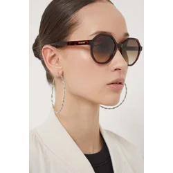 Sončna očala Love Moschino ženski, rjava barva
