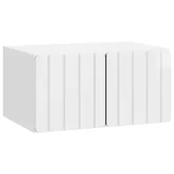 TV ormar za zid 59,5 x 41 x 30 cm Bijela visokog sjaja