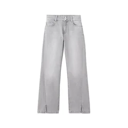 MANGO KIDS Kavbojke siv denim