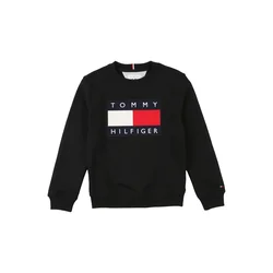 TOMMY HILFIGER Majica Heritage marine / rdeča / črna / bela