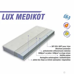 Dušek za krevetac - Lux Medicot 140 x 70