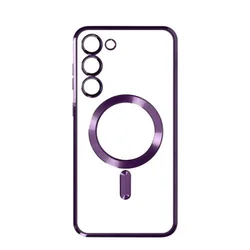 Silikonska maska Magsafe za SAMSUNG S25 Edge/ ljubičasta