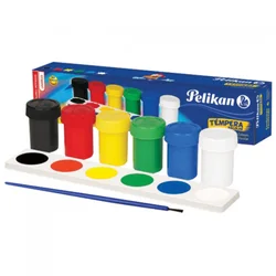 Boja tempera 25ml x 6boja (čaša) Pelikan 804882