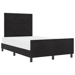 vidaXL vidaXL Črn sametni okvir postelje 120x200 cm, (22049740)