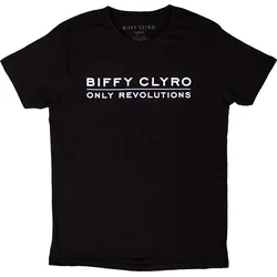 Biffy Clyro Majica Only Revolutions Unisex Black M