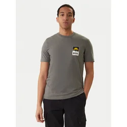 BOSS Majica Plain 50556023 Siva Regular Fit