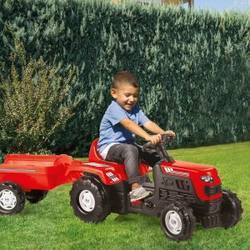 TRAKTOR NA PEDALA S PRIKOLICO RANCHERO RDEÄŚI