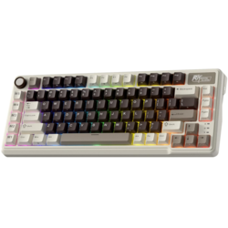 Royal Kludge Gaming mehanička tastatura L75, RGB, Hot-Swap, Bež