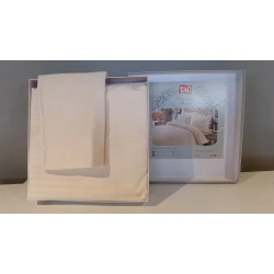 Tac Set posteljine Premium Basic, King size, 240x220cm, Krem