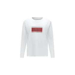 JACK & JONES Majica JJBUSTER antracit / temno rdeča / bela