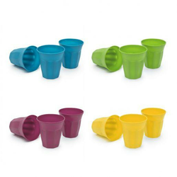 Plastični kozarci 250ml 3 kos več barv