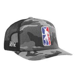 Trucker kapa HOLY BLVK - 666 Patch - siva - HB0086c