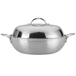 Indukcijski vok PROBOND 36 cm, 4,7 l, nerjaveče jeklo, Hestan