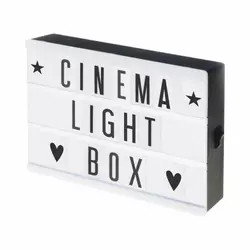 LED tabla s črkami 10,5x15 cm